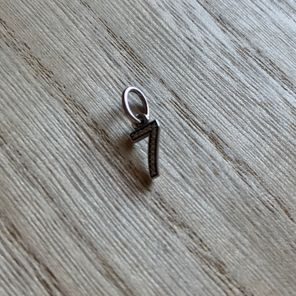 Pandora charm Number 7